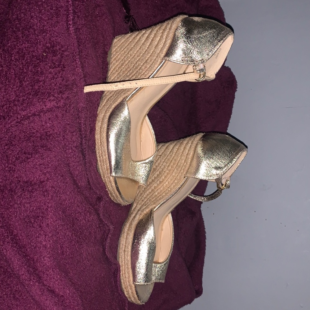 Gold sandals